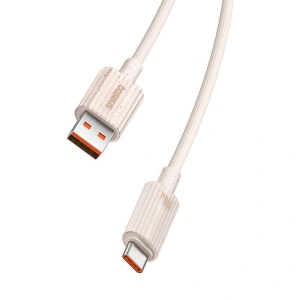 Kabel Baseus USB-A / USB-C Habitat Series 100W, PD, 2m (różowy)