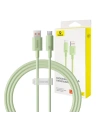 Kábel Baseus USB-A / USB-C Habitat Series 100W, PD, 1m (zöld)