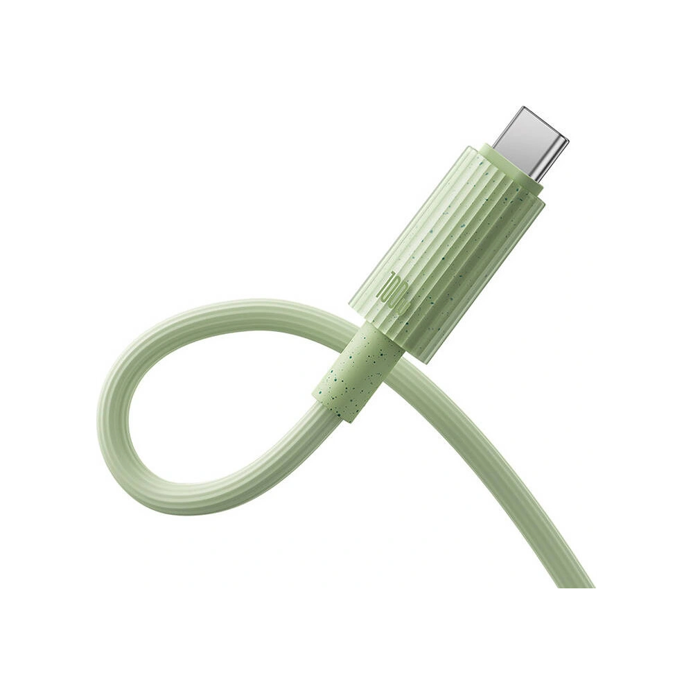 Hurtownia GSM - Kabel Baseus USB-A / USB-C Habitat Series 100W, PD, 1m (zelený) - BSU4668 - {ean13} - Hurt