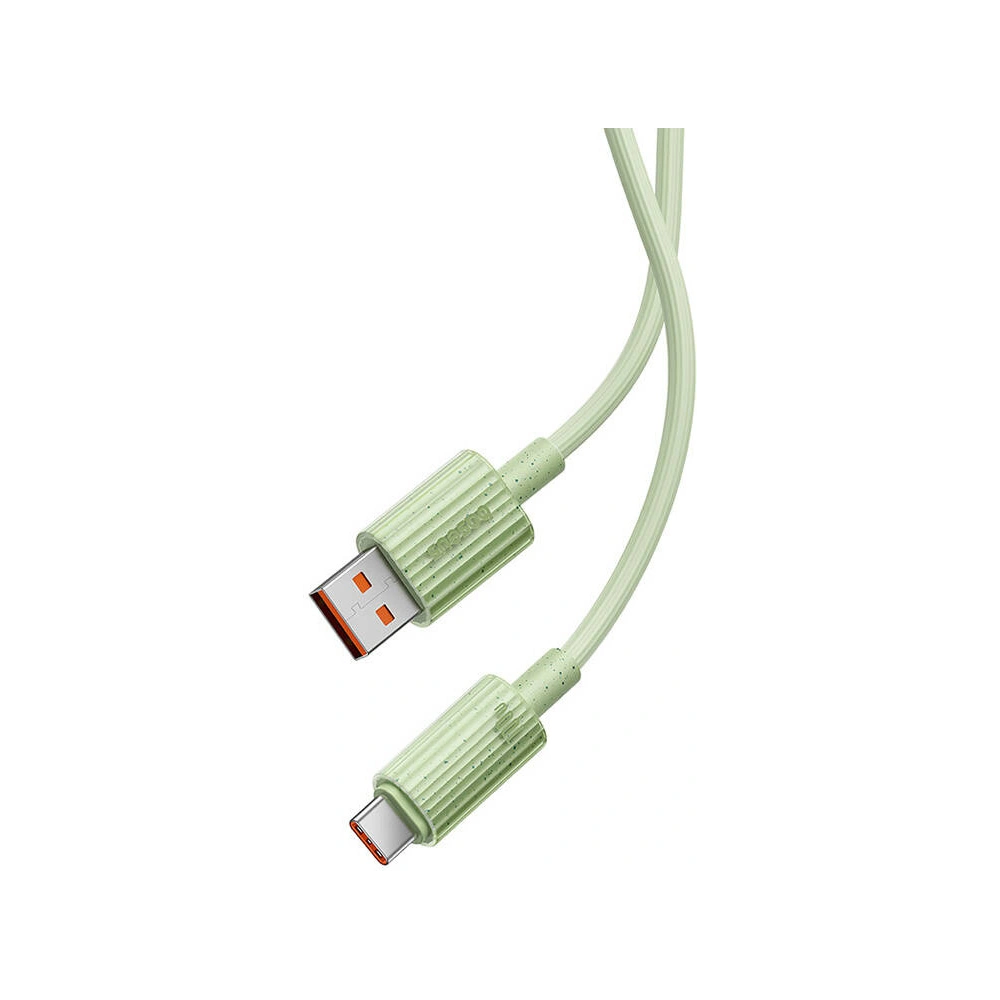 Hurtownia GSM - Kabel Baseus USB-A / USB-C Habitat Series 100W, PD, 1m (zelený) - BSU4668 - {ean13} - Hurt