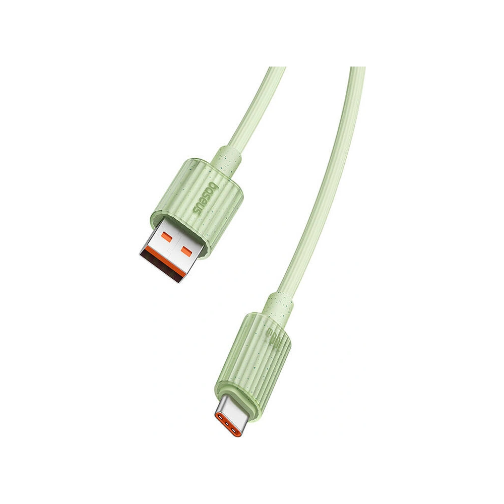 Hurtownia GSM - Kabel Baseus USB-A / USB-C Habitat Series 100W, PD, 1m (zelený) - BSU4668 - {ean13} - Hurt