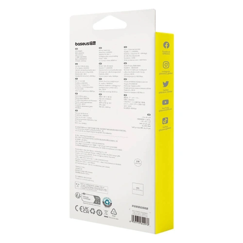 Kabel Baseus USB-A / USB-C Habitat Series 100W, PD, 2m (zielony)