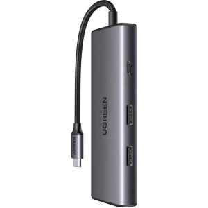 Hurtownia GSM - HUB UGREEN CM498 adaptér 7v1 USB-C / 2xUSB-A 3.2, USB-C 3.2, SD/TF, PD - UGR1713 - {ean13} - Hurt