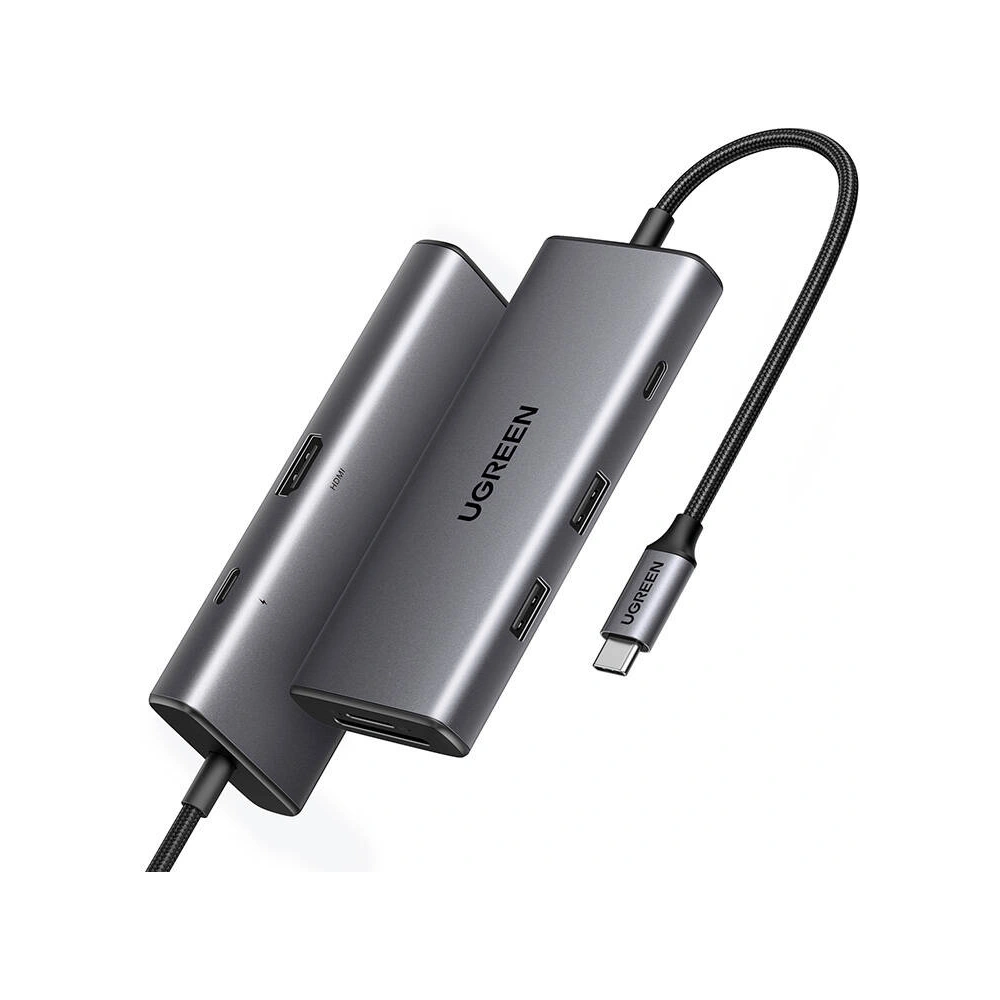 Hurtownia GSM - HUB UGREEN CM498 adaptér 7v1 USB-C / 2xUSB-A 3.2, USB-C 3.2, SD/TF, PD - UGR1713 - {ean13} - Hurt