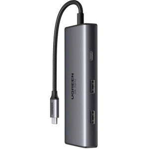 Hurtownia GSM - HUB UGREEN CM498 adaptér 6v1 USB-C / 2x USB-A 3.0, USB-C 3.0, 2xHDMI, PD - UGR1714 - {ean13} - Hurt