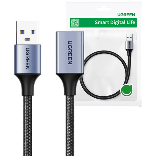 Ugreen Distributor - 6941876222858 - UGR1719 - UGREEN US115 USB-A 3.0 extension cable, 5m (black) - B2B homescreen
