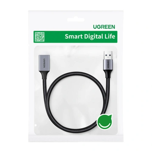 Kabel UGREEN US115 przedłużka USB-A 3.0, 5m (czarny)