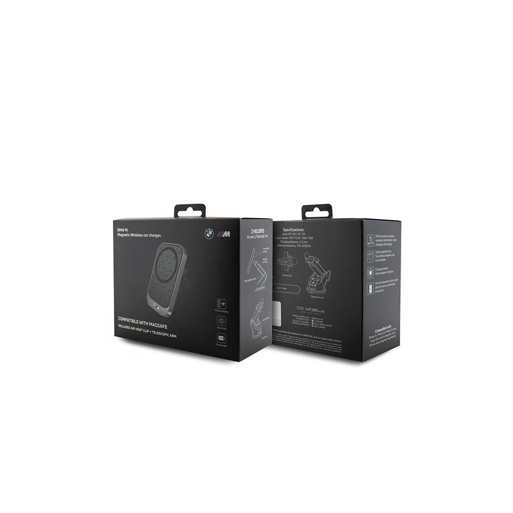 Hurtownia GSM - Autós tartó BMW BMMWCCMPGPK 15W műszerfalra / ablakra / szellőzőrácsra fekete/black MagSafe M Edition - BMW514 - {ean13} - Hurt