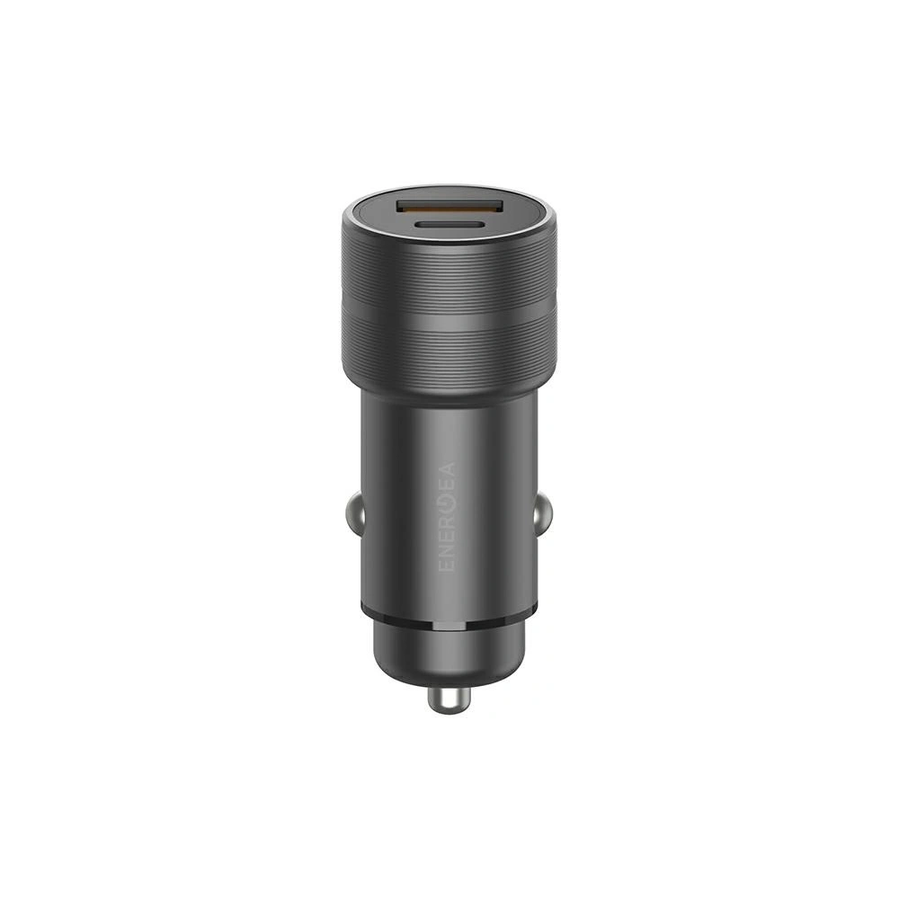 Hurtownia GSM - Automobilová nabíječka ENERGEA Alu Drive PD20+ USB-A, USB-C, PD, QC 3.0, 38W šedá/gunmetal - ENG110 - {ean13} - Hurt