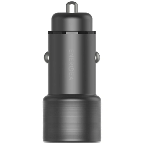 Ładowarka samochodowa ENERGEA Alu Drive PD20+ USB-A, USB-C, PD, QC 3.0, 38W szary/gunmetal 
