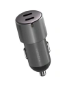 Automobilová nabíječka ENERGEA Alu Drive D60 2xUSB-C, PD, PPS, 66W ocelová/gunmetal