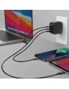 Hurtownia GSM - ENERGEA US+EU Travelite GAN66 USB-A, 2xUSB-C, PD, PPS, QC 3.0, 66W fekete hálózati töltő - ENG112 - {ean13} - Hurt