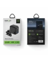 Hurtownia GSM - ENERGEA US+EU Travelite GAN66 USB-A, 2xUSB-C, PD, PPS, QC 3.0, 66W fekete hálózati töltő - ENG112 - {ean13} - Hurt