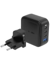Încărcător de rețea ENERGEA US+EU Travelite GAN100 USB-A, 3xUSB-C, PD, PPS, QC 3.0, 100W negru/black