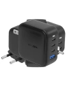 Wholesale ENERGEA US+EU Travelite GAN100 USB-A, 3xUSB-C, PD, PPS, QC 3.0, 100W black wall charger - ENG113 - {ean13} - Hurt