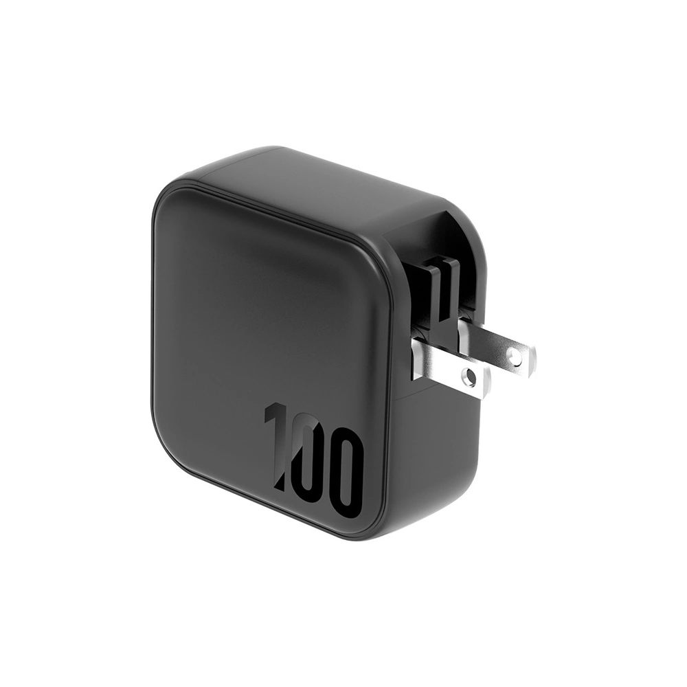 Hurtownia GSM - ENERGEA US+EU Travelite GAN100 USB-A hálózati töltő, 3xUSB-C, PD, PPS, QC 3.0, 100W fekete - ENG113 - {ean13} - Hurt