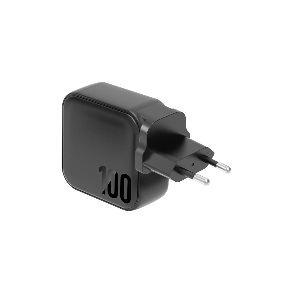 Hurtownia GSM - ENERGEA US+EU Travelite GAN100 USB-A hálózati töltő, 3xUSB-C, PD, PPS, QC 3.0, 100W fekete - ENG113 - {ean13} - Hurt
