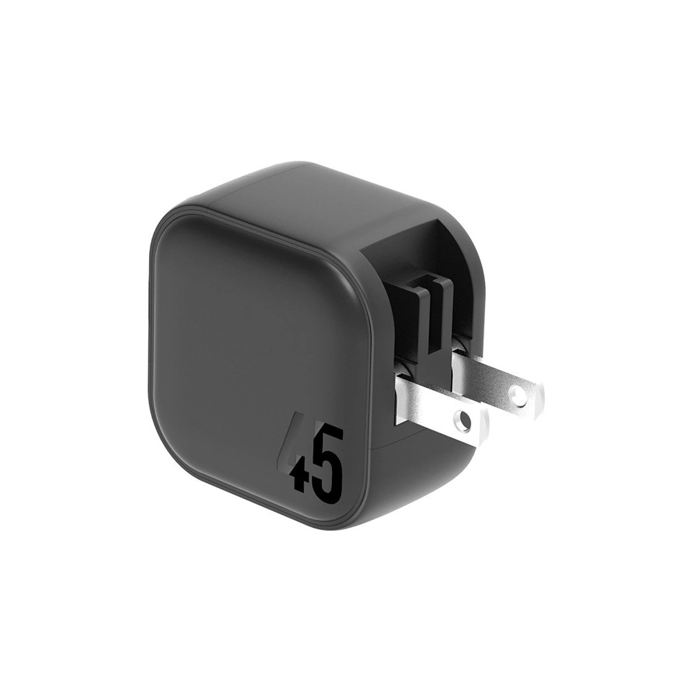 Hurtownia GSM - Încărcător de rețea ENERGEA US+EU Travelite GAN45 2xUSB-C, PD, PPS, 45W negru/black - ENG114 - {ean13} - Hurt