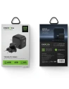 Hurtownia GSM - Încărcător de rețea ENERGEA US+EU Travelite GAN45 2xUSB-C, PD, PPS, 45W negru/black - ENG114 - {ean13} - Hurt