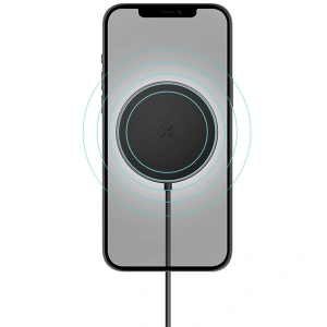 Hurtownia GSM - Autós tartó indukciós töltővel ENERGEA MagDrive, pohártartóval a szellőzőrácsra, fekete/MagSafe. - ENG116 - {ean13} - Hurt
