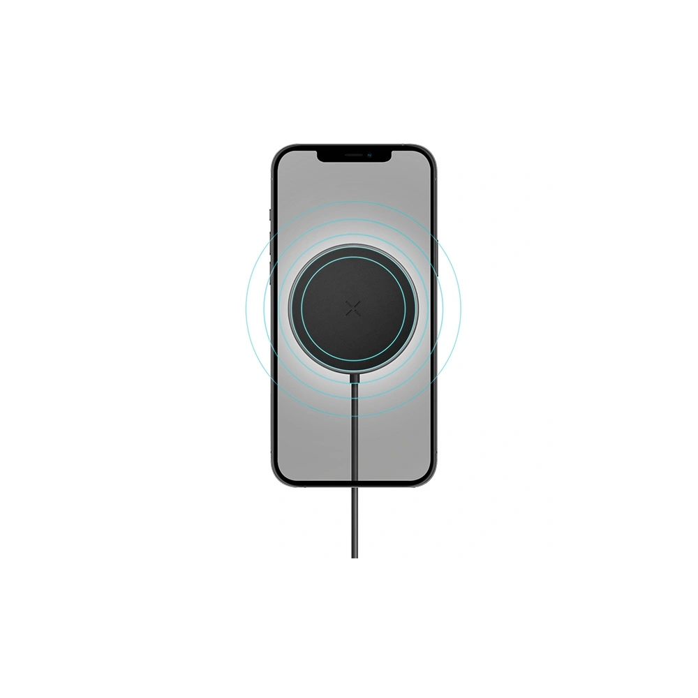 Wholesale ENERGEA MagDrive car holder with inductive charger with cup holder for air vent black MagSafe - ENG116 - {ean13} - Hurt