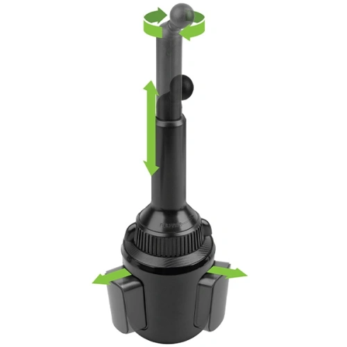 Uchwyt samochodowy z ładowarką indukcyjną ENERGEA MagDrive z uchwytem na kubek do kratki nawiewu czarny/black MagSafe