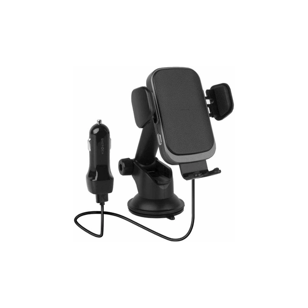 Wholesale ENERGEA Wimount Sense 2.0 car holder with inductive charger for cockpit / windshield / air vent black - ENG117 - {ean13} - Hurt