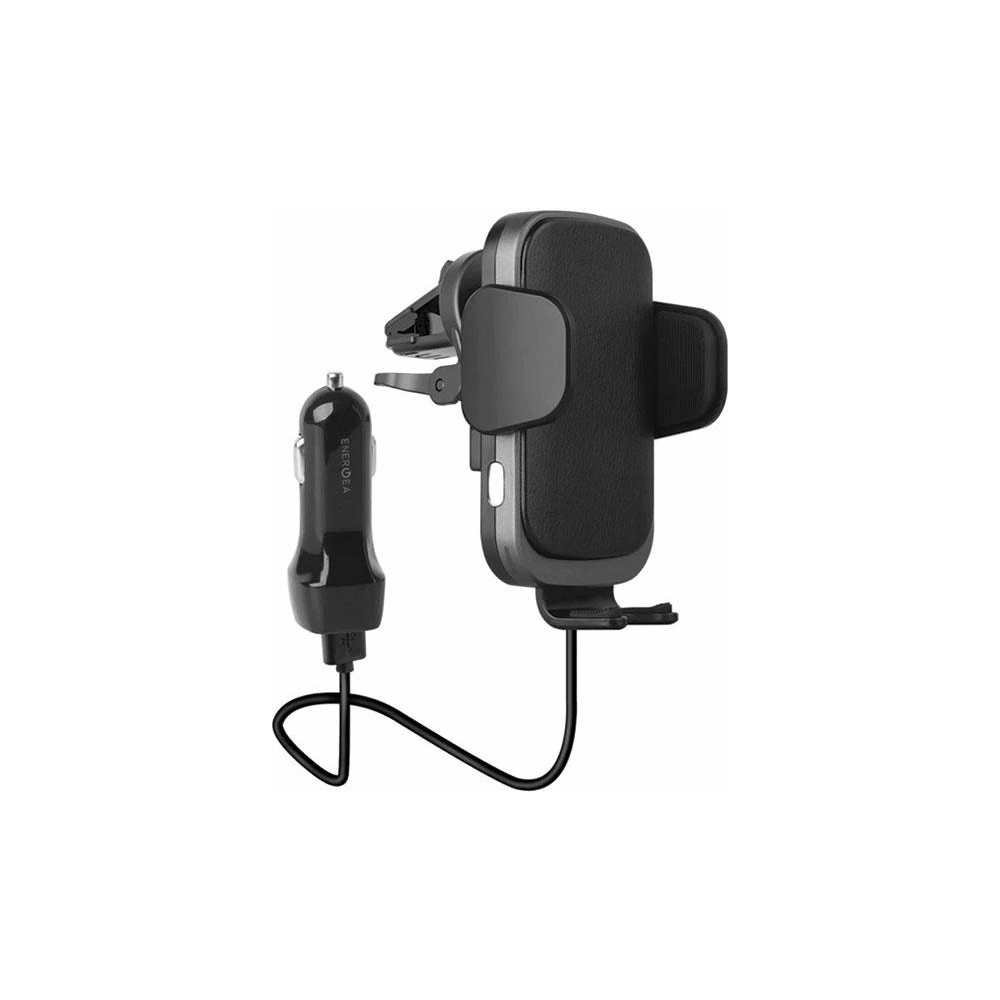 Hurtownia GSM - Držák do auta s indukční nabíječkou ENERGEA Wimount Sense 2.0 na palubní desku / sklo / do ventilační mřížky černý/black - ENG117 - {ean13} - Hurt