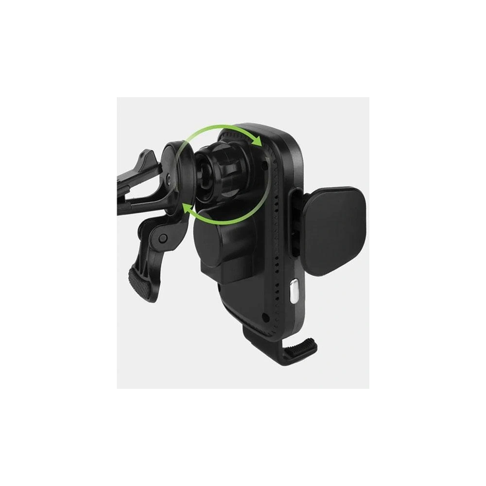 Hurtownia GSM - Držák do auta s indukční nabíječkou ENERGEA Wimount Sense 2.0 na palubní desku / sklo / do ventilační mřížky černý/black - ENG117 - {ean13} - Hurt