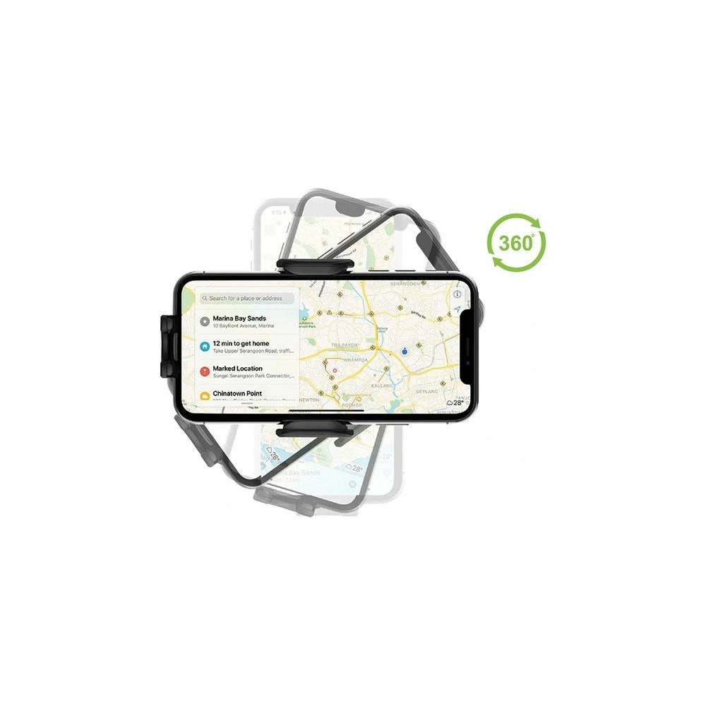 Hurtownia GSM - Auto-Halterung mit induktiver Ladefunktion ENERGEA Wimount Sense 2.0 für Armaturenbrett / Windschutzscheibe / Lüftungsgitter schwarz/black - ENG117 - {ean13} - Hurt
