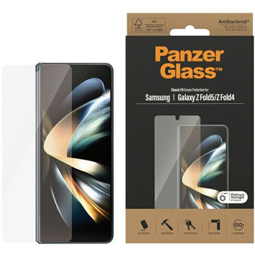 Hurtownia PanzerGlass - 5711724073144 - PZG485 - Szkło hartowane PanzerGlass Classic Fit Samsung Galaxy Z Fold5 / Fold4 Screen Protection Antibacterial - B2B homescreen