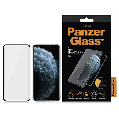 Hurtownia PanzerGlass - 5711724026706 - PZG493 - Szkło hartowane PanzerGlass Curved Super+ Apple iPhone X / XS / 11 Pro czarne - B2B homescreen