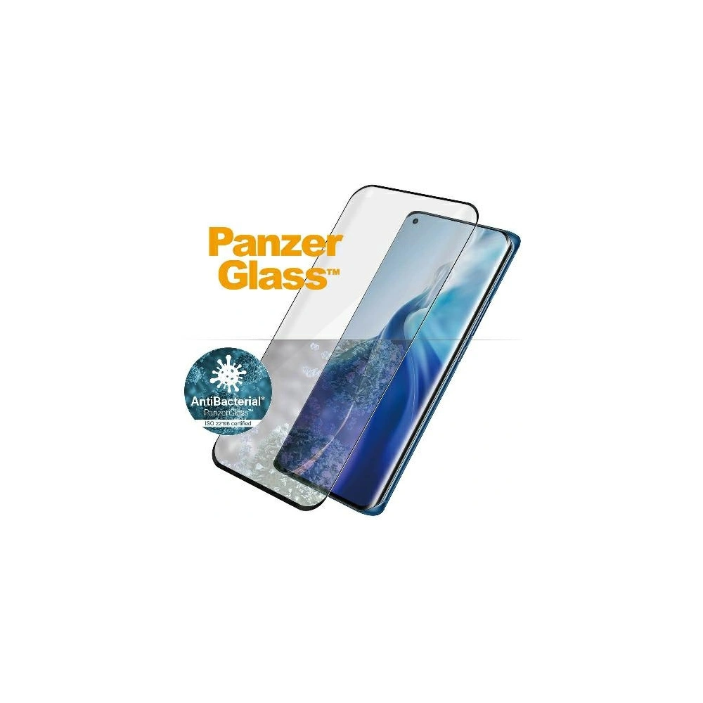 Hurtownia GSM - Edzett üveg PanzerGlass Curved Super+ Xiaomi Mi 11 / Mi 11 Ultra Tokbarát Antibakteriális fekete - PZG496 - {ean13} - Hurt
