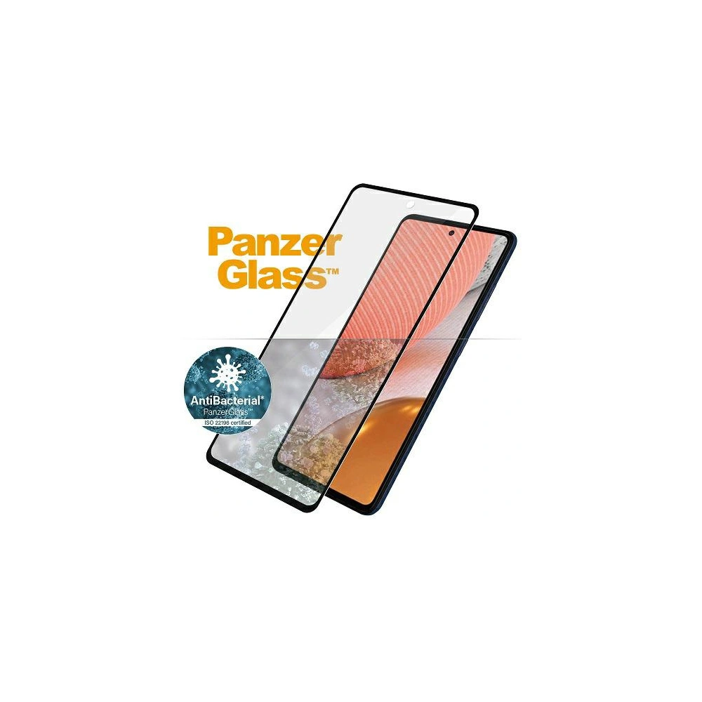 Hurtownia GSM - Tvrzené sklo PanzerGlass E2E Microfracture Samsung Galaxy A72 Case Friendly AntiBacterial černé - PZG502 - {ean13} - Hurt