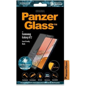 Hurtownia GSM - Gehärtetes Glas PanzerGlass E2E Mikroriss Samsung Galaxy A72 Case Friendly Antibakteriell schwarz - PZG502 - {ean13} - Hurt