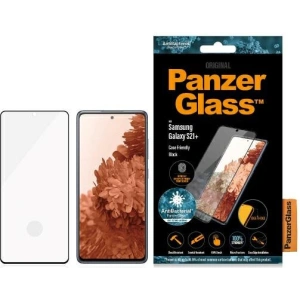 Hurtownia GSM - Gehärtetes Glas PanzerGlass E2E Mikroriss Samsung Galaxy S21+ Plus Case Friendly Fingerabdruck Antibakteriell schwarz - PZG504 - {ean13} - Hurt