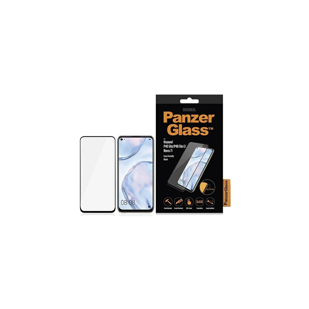 Hurtownia GSM - Gehärtetes Glas PanzerGlass E2E Regular Huawei P40 Lite / P40 lite E / Nova 7i Case Friendly schwarz - PZG508 - {ean13} - Hurt