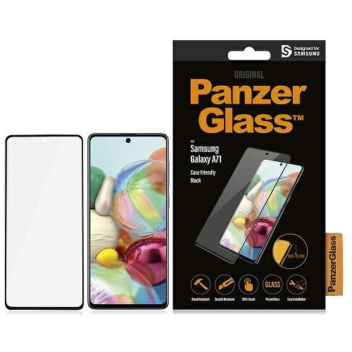Hurtownia PanzerGlass - 5711724072123 - PZG509 - Szkło hartowane PanzerGlass E2E Regular Samsung Galaxy A71 Case Friendly czarne - B2B homescreen