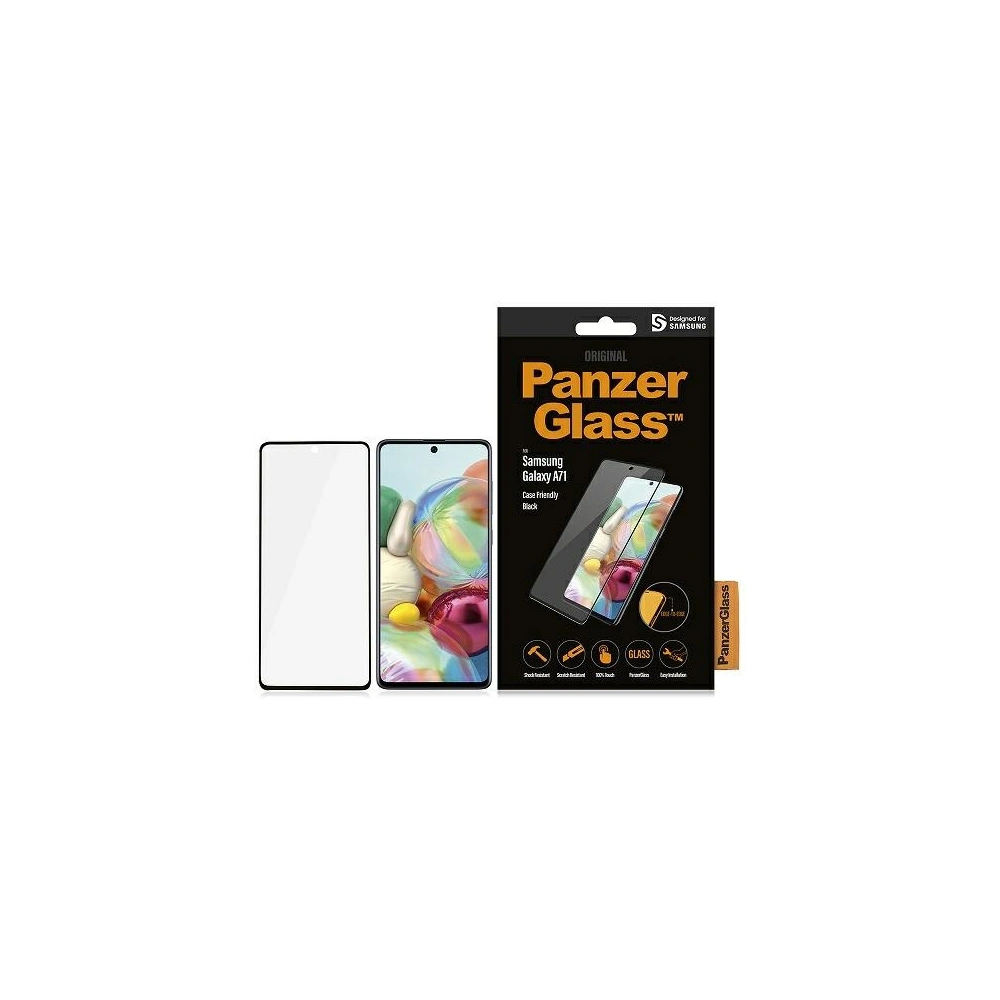 Hurtownia GSM - Gehärtetes Glas PanzerGlass E2E Regular Samsung Galaxy A71 Case Friendly schwarz - PZG509 - {ean13} - Hurt