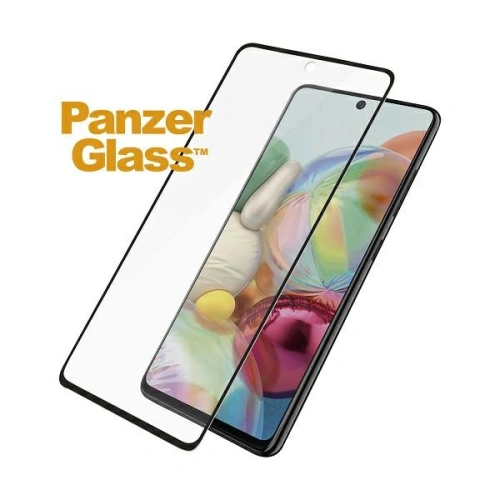 Szkło hartowane PanzerGlass E2E Regular Samsung Galaxy A71 Case Friendly czarne