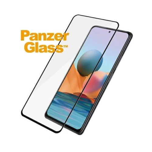 Szkło hartowane PanzerGlass E2E Regular Xiaomi Redmi Note 10 Pro / 10 Pro Max / Mi 11i / Poco F3 Case Friendly czarne