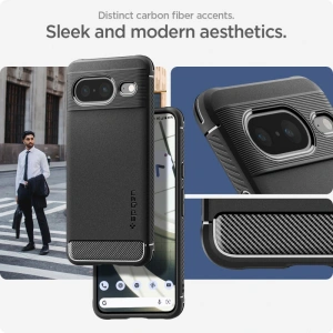 Spigen Rugged Armor Google Pixel 8 Matte Black