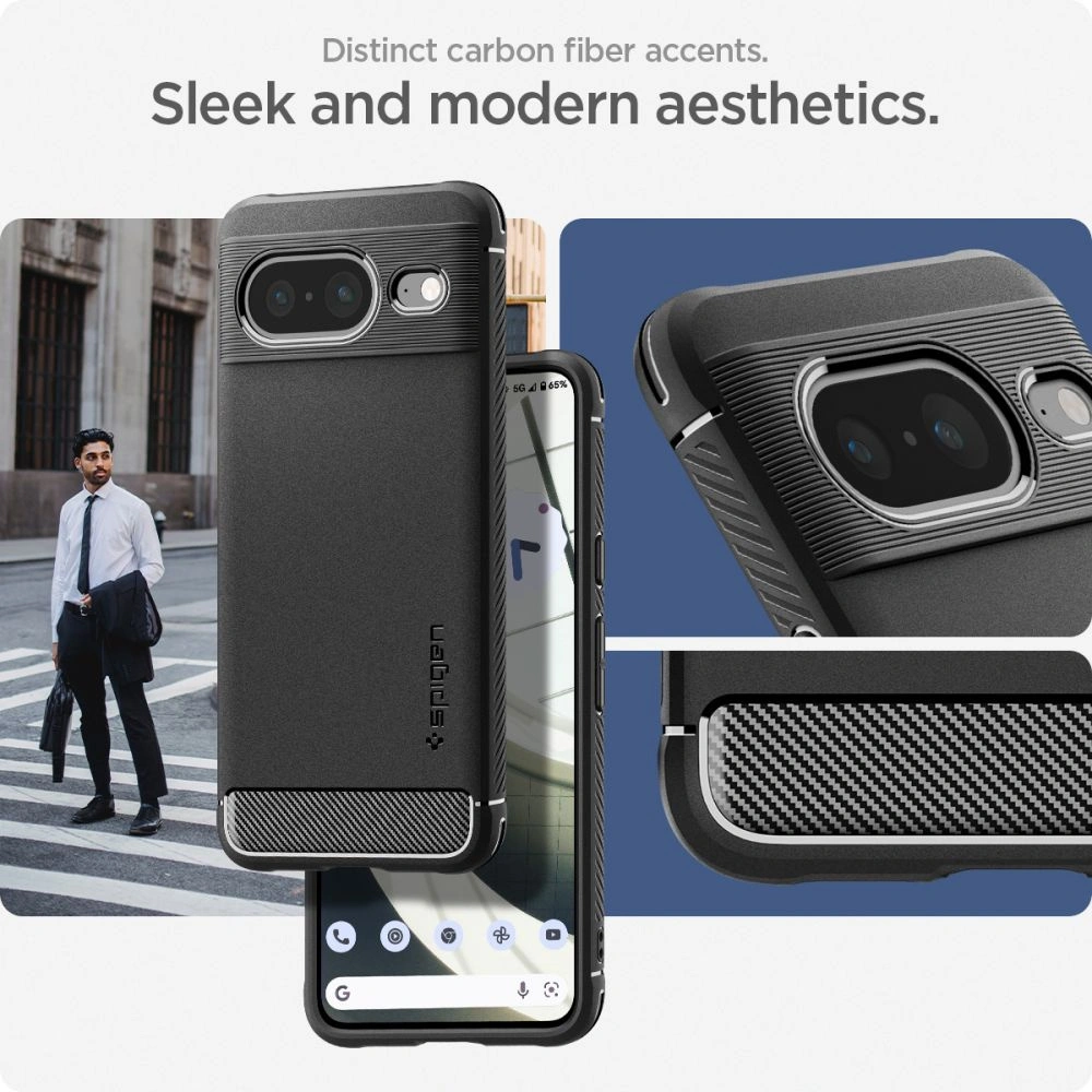 Hurtownia GSM - Etui Spigen Rugged Armor Google Pixel 8 Matte Black - SPN3135 - {ean13} - Hurt