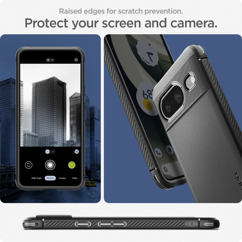 Wholesale Spigen Rugged Armor Google Pixel 8 Matte Black - SPN3135 - {ean13} - Hurt