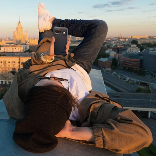 Etui Spigen Rugged Armor Google Pixel 8 Matte Black