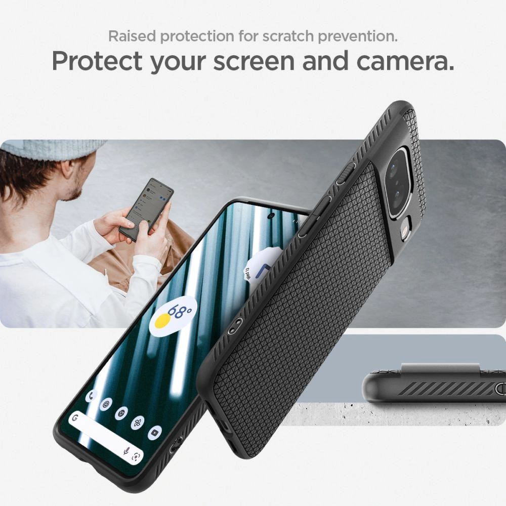 Hurtownia GSM - Etui Spigen Liquid Air Google Pixel 8 Matt Fekete - SPN3136 - {ean13} - Hurt