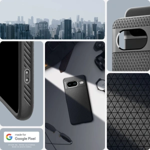 Hurtownia GSM - Case Spigen Liquid Air Google Pixel 8 Matt Schwarz - SPN3136 - {ean13} - Hurt