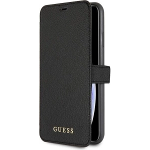 Guess GUFLBKI65IGLBK iPhone Xs Max black book Iridescent