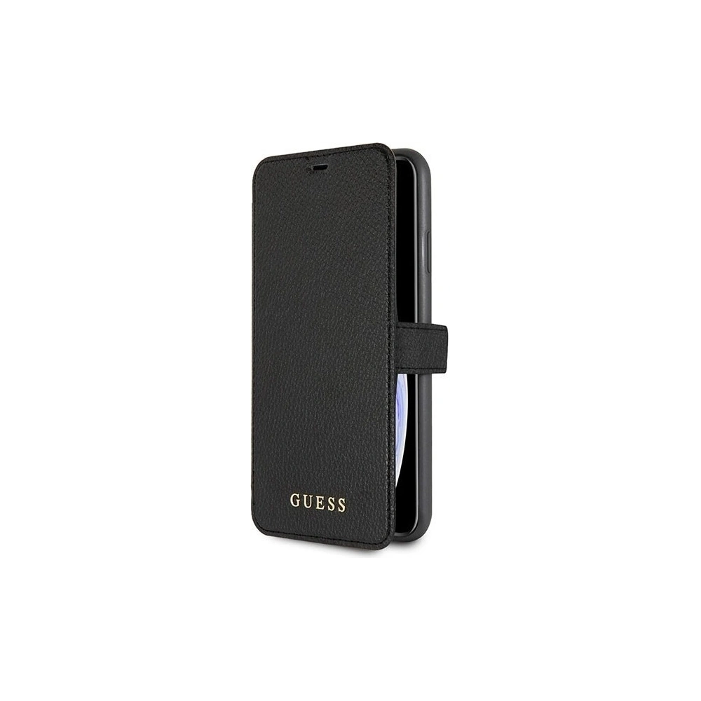 Hurtownia GSM - Etui Guess GUFLBKI65IGLBK Apple iPhone XS Max černé/kniha Iridescent - GUE001BLK - {ean13} - Hurt