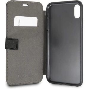 Hurtownia GSM - Case Guess GUFLBKI65IGLBK Apple iPhone XS Max schwarz/czarny Buch Iridescent - GUE001BLK - {ean13} - Hurt